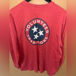 Volunteer Traditions Red Long Sleeve Shirt XL